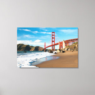 Golden Gate Bridge   San Francisco Canvas Afdruk