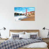 Golden Gate Bridge | San Francisco Canvas Afdruk (Insitu (Slaapkamer))
