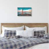 Golden Gate Bridge San Francisco Canvas Afdruk (Insitu (Slaapkamer))