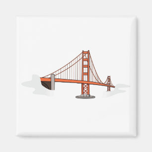 Golden Gate Bridge San Francisco Destination Magneet