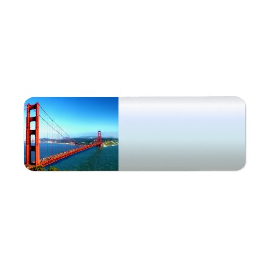 Golden Gate Bridge - San Francisco Etiket (Voorkant)