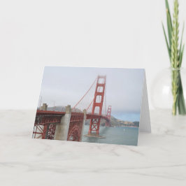 Golden gate bridge, San Francisco Feestdagen Kaart
