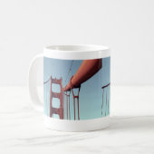 Golden Gate Bridge, San Francisco Foto Koffiemok (Voorkant links)