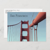 Golden Gate Bridge, San Francisco Fotoreis Briefkaart (Voorkant / Achterkant)