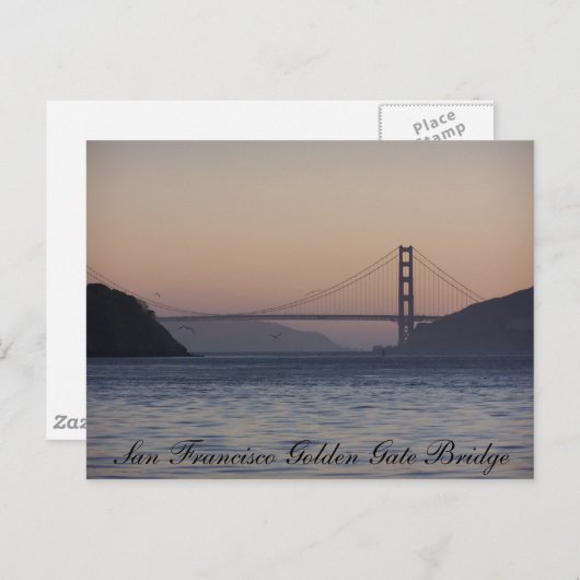 Golden Gate Bridge, San Francisco Golden Gate B... Briefkaart (Voorkant / Achterkant)