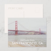 Golden Gate Bridge San Francisco Greeting Card Briefkaart (Voorkant / Achterkant)