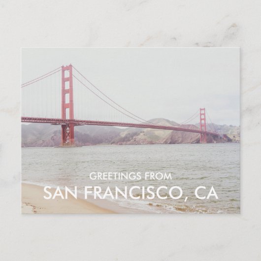 Golden Gate Bridge San Francisco Greeting Card Briefkaart (Voorkant)
