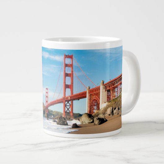 Golden Gate Bridge | San Francisco Grote Koffiekop (Voorkant rechts)