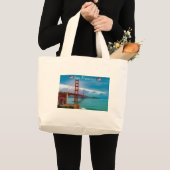 Golden Gate Bridge San Francisco Grote Tote Bag (Voorkant (product))