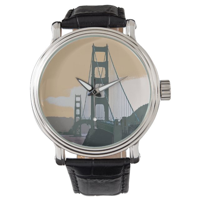 Golden Gate Bridge San Francisco Horloge (Voorkant)