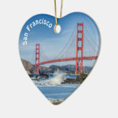 Golden Gate Bridge, San Francisco Keramisch Ornament (Links)
