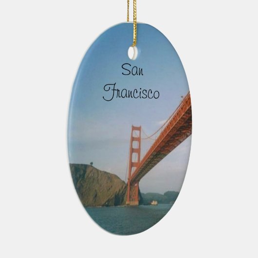 Golden Gate Bridge- San Francisco Keramisch Ornament (Rechts)