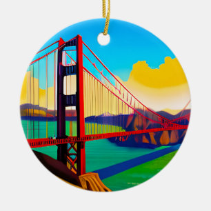 Golden Gate Bridge, San Francisco Keramisch Ornament