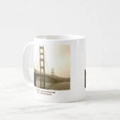 Golden Gate Bridge San Francisco Koffiemok (Voorkant links)