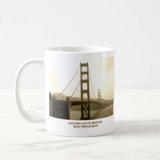 Golden Gate Bridge San Francisco Koffiemok (Links)