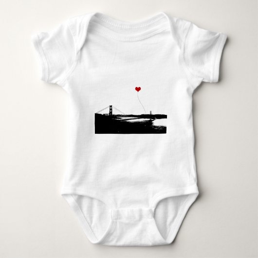Golden Gate Bridge San Francisco Lover's Romper (Voorkant)