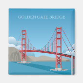 Golden Gate Bridge | San Francisco Magneet (Voorkant)