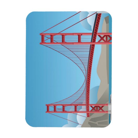 Golden Gate Bridge | San Francisco Magneet (Verticaal)