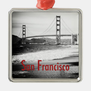 Golden Gate Bridge, San Francisco Metalen Ornament