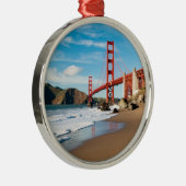 Golden Gate Bridge | San Francisco Metalen Ornament (Rechts)