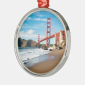 Golden Gate Bridge | San Francisco Metalen Ornament (Links)