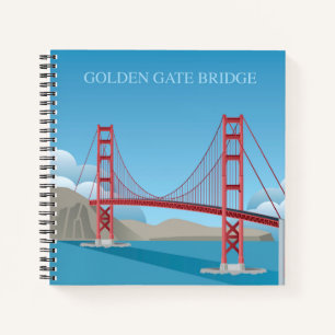 Golden Gate Bridge San Francisco Notitieboek
