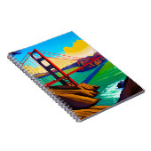 Golden Gate Bridge, San Francisco Notitieboek (Rechterzijde)