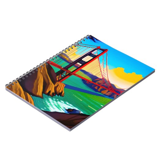 Golden Gate Bridge, San Francisco Notitieboek (Linkerzijde)