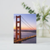 Golden Gate Bridge San Francisco op zonsopgang Briefkaart (Staand voorkant)