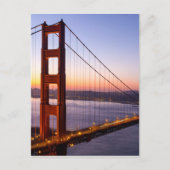 Golden Gate Bridge San Francisco op zonsopgang Briefkaart (Voorkant)