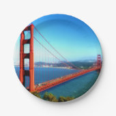 Golden Gate Bridge - San Francisco Papieren Bordje (Voorkant)