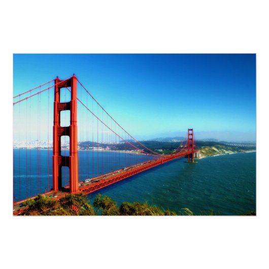 Golden Gate Bridge - San Francisco Perfect Poster (Voorkant)