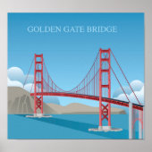 Golden Gate Bridge | San Francisco Poster (Voorkant)
