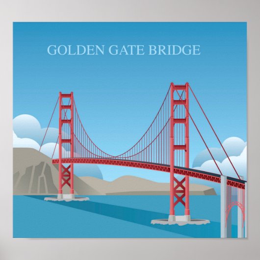 Golden Gate Bridge | San Francisco Poster (Voorkant)