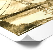 Golden Gate Bridge, San Francisco  Poster (Hoek)