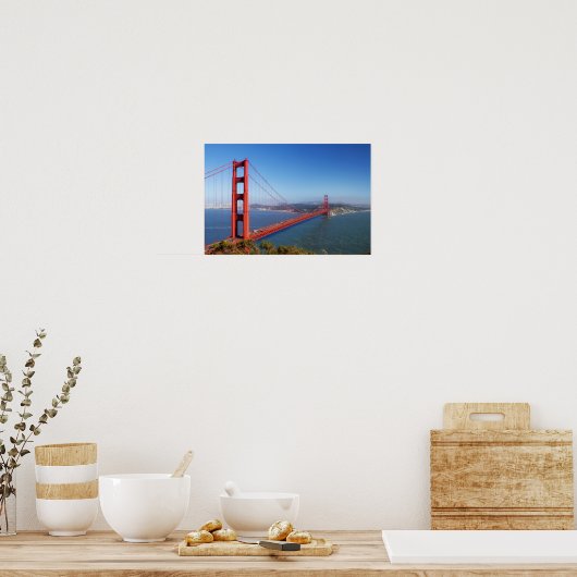 Golden Gate Bridge, San Francisco Poster (Keuken)