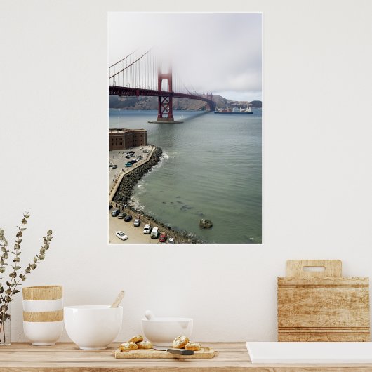 Golden Gate Bridge, San Francisco Poster (Keuken)