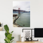 Golden Gate Bridge, San Francisco Poster (Thuiskantoor)