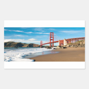 Golden Gate Bridge   San Francisco Rechthoekige Sticker