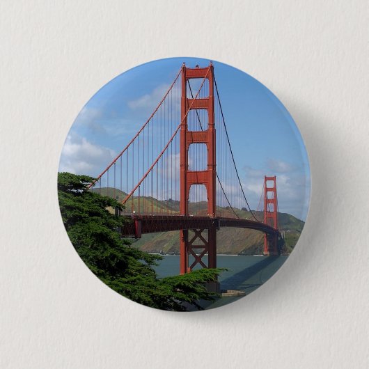 Golden Gate Bridge, San Francisco Ronde Button 5,7 Cm (Voorkant)