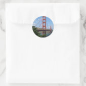 Golden Gate Bridge, San Francisco Ronde Sticker (Tas)