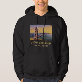Golden Gate Bridge San Francisco  schilderen Hoodie
