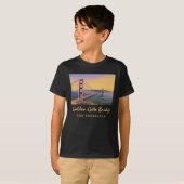Golden Gate Bridge San Francisco schilderen T-shirt (Voorkant volledig)