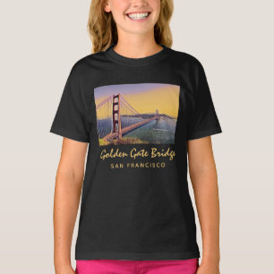 Golden Gate Bridge San Francisco schilderen T-shirt
