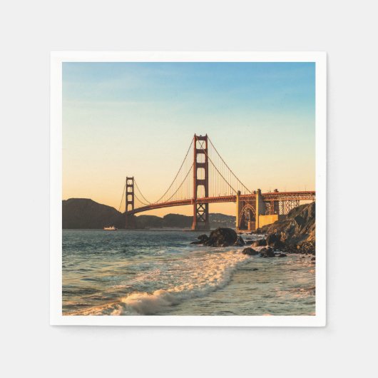 Golden Gate Bridge, San Francisco Servetten (Voorkant)