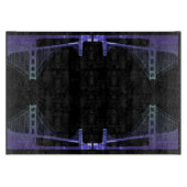 Golden Gate Bridge San Francisco Silver Nightlife Snijplank (Voorkant)