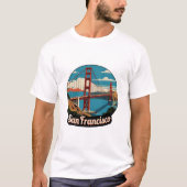 Golden Gate Bridge San Francisco T-shirt (Voorkant)