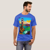 Golden Gate Bridge, San Francisco T-shirt (Voorkant volledig)