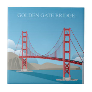 Golden Gate Bridge San Francisco Tegeltje