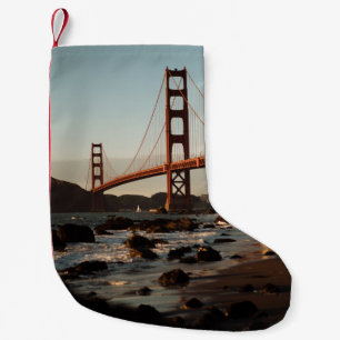 GOLDEN GATE BRIDGE, SAN FRANCISCO TIJDENS DAG KLEINE KERSTSOK